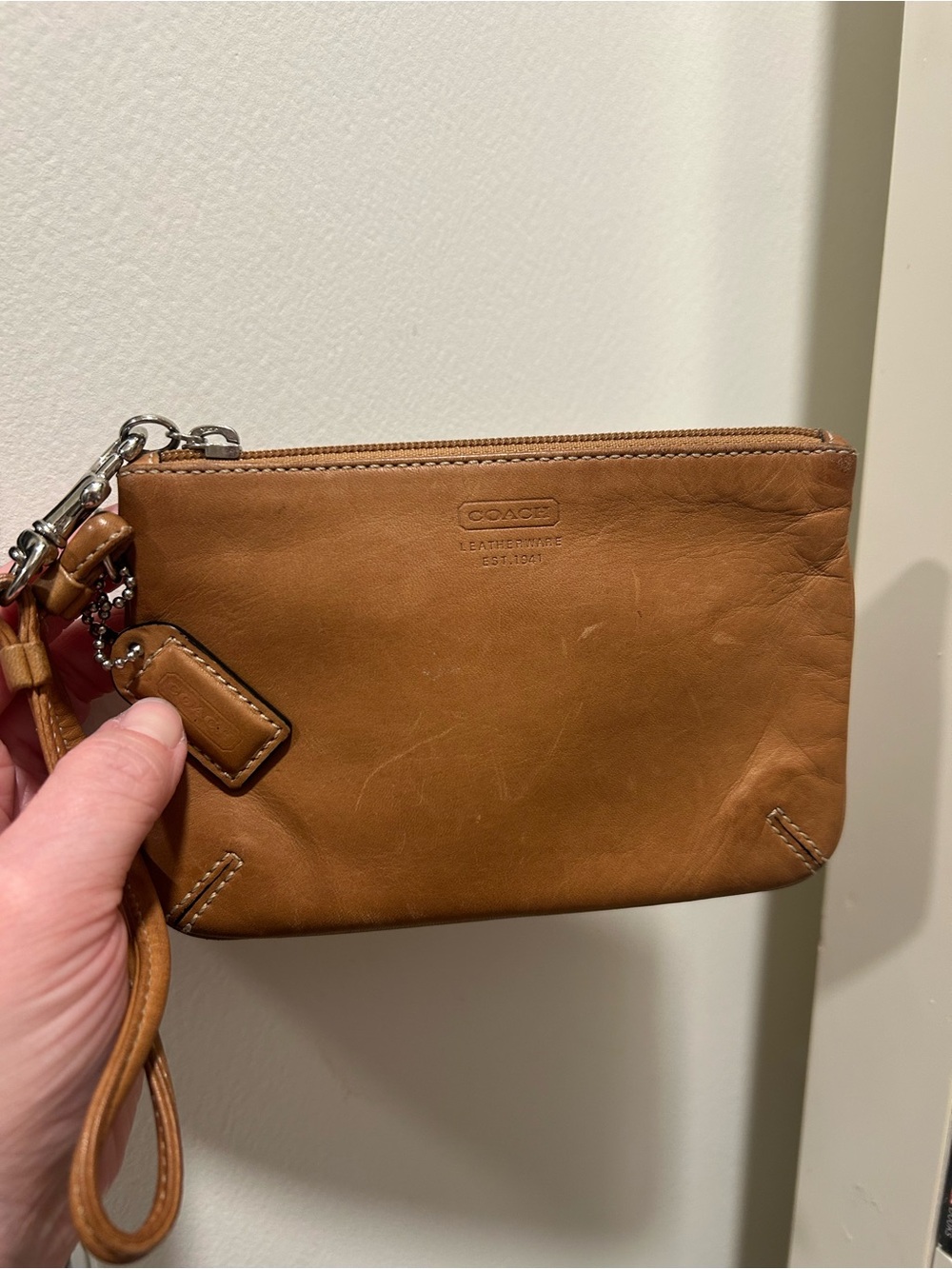 Vintage Coach wristlet